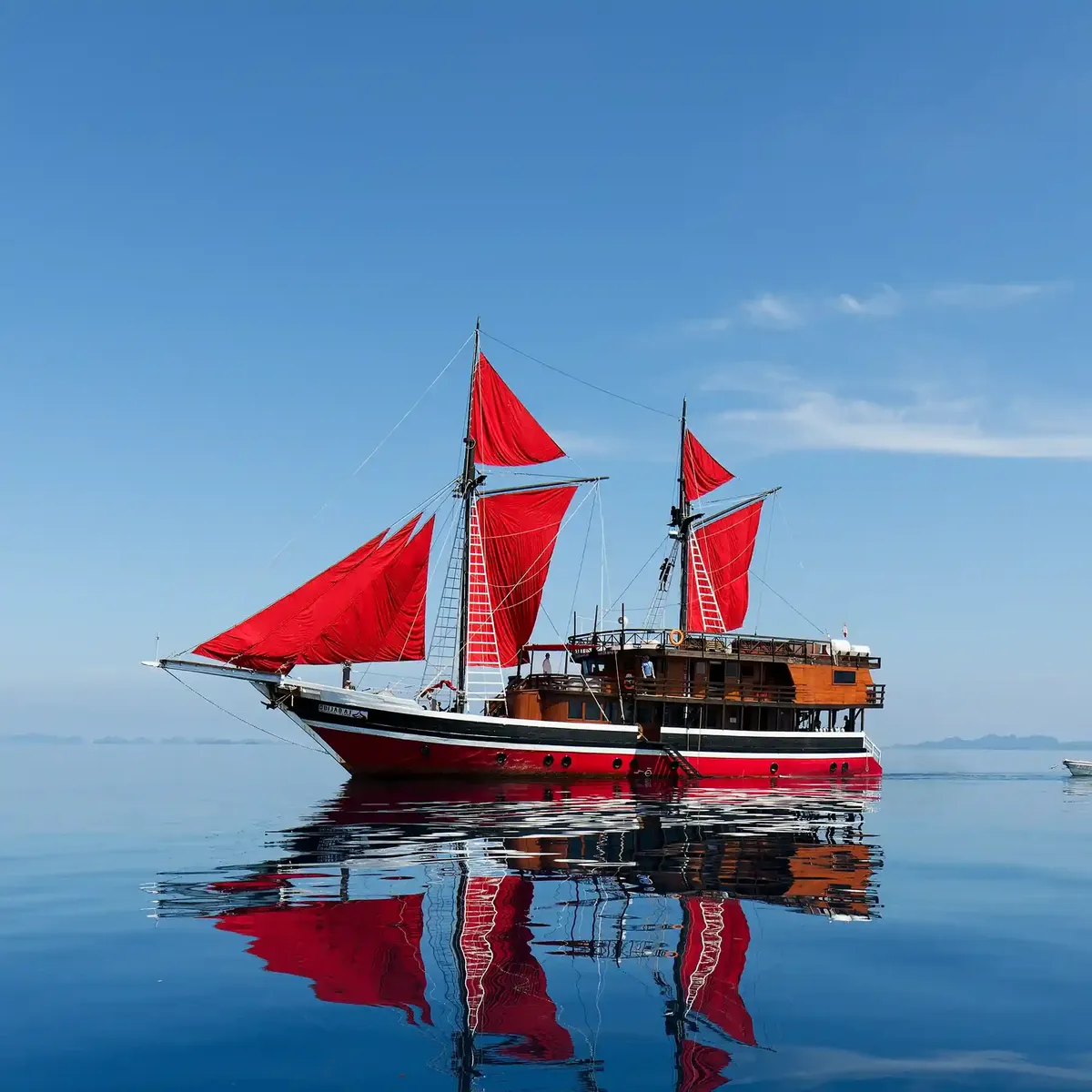 La Galigo Phinisi liveaboard sailing Raja Ampat